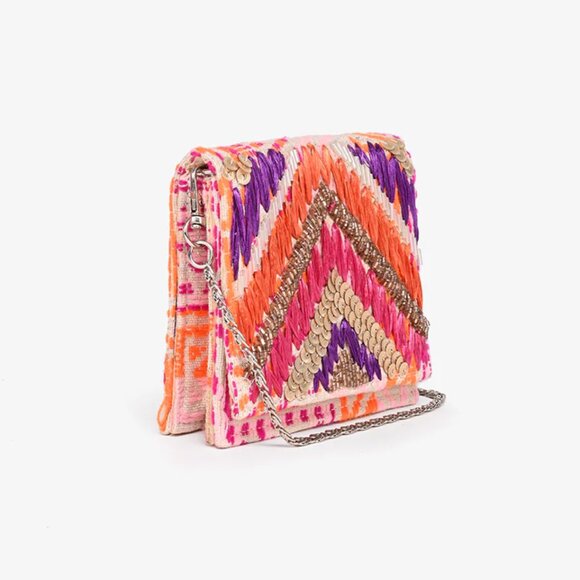 Raffia Embellished Gloria Clutch - Picture 2 of 8